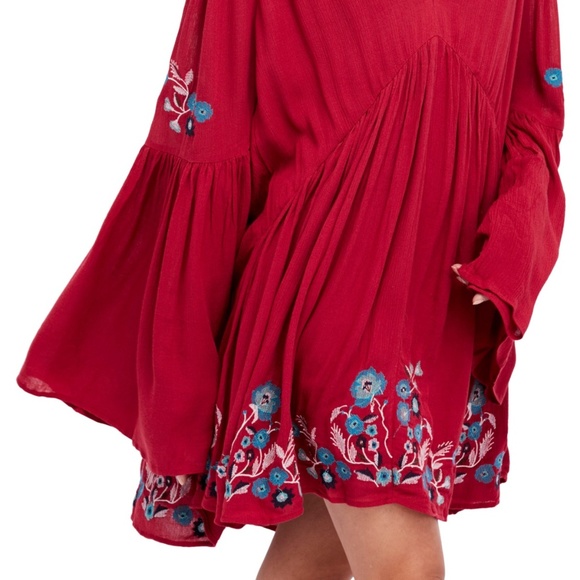 Free People Floral Mini Dress - Picture 3 of 8